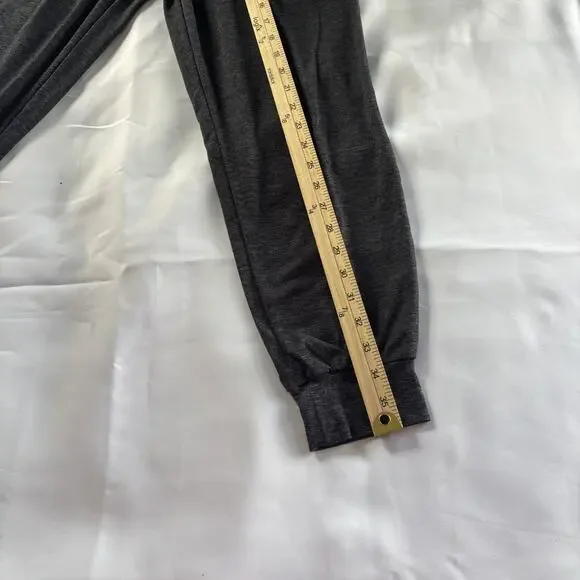 Mondetta Womens Jogger Pants, Sz L, Gray/charcoal, Elastic Waist , Front Pockets - Picture 4 of 10